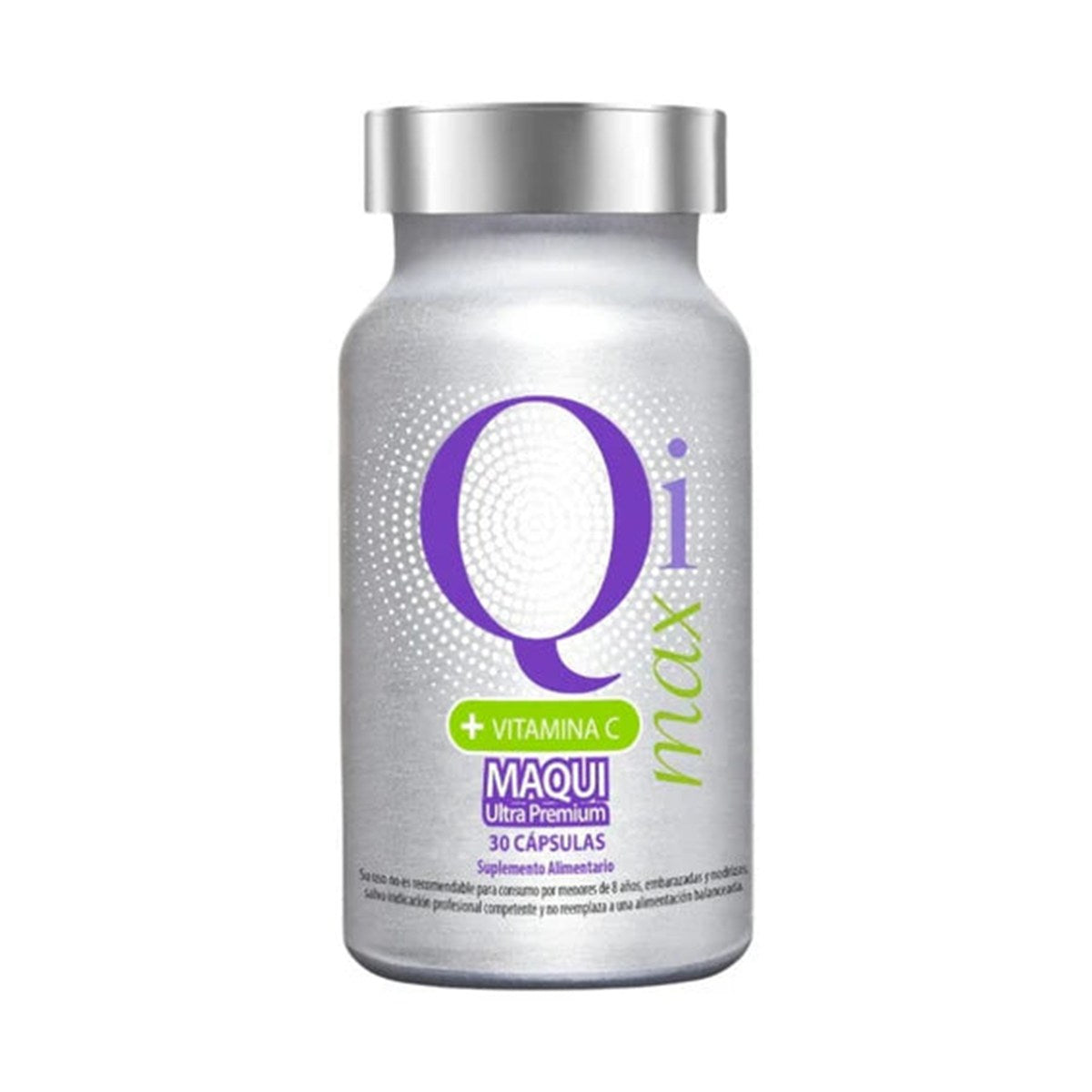 Qi Max C, Concentrado de Maqui más Vitamina C, 30 Caps - Evolutrion Chile