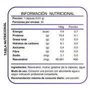 Resveratrol 400mg 30 Caps - FNL