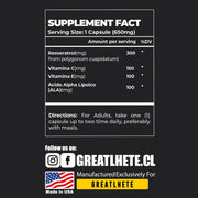 Resveratrol PRO – ALA · VIT C · VIT E