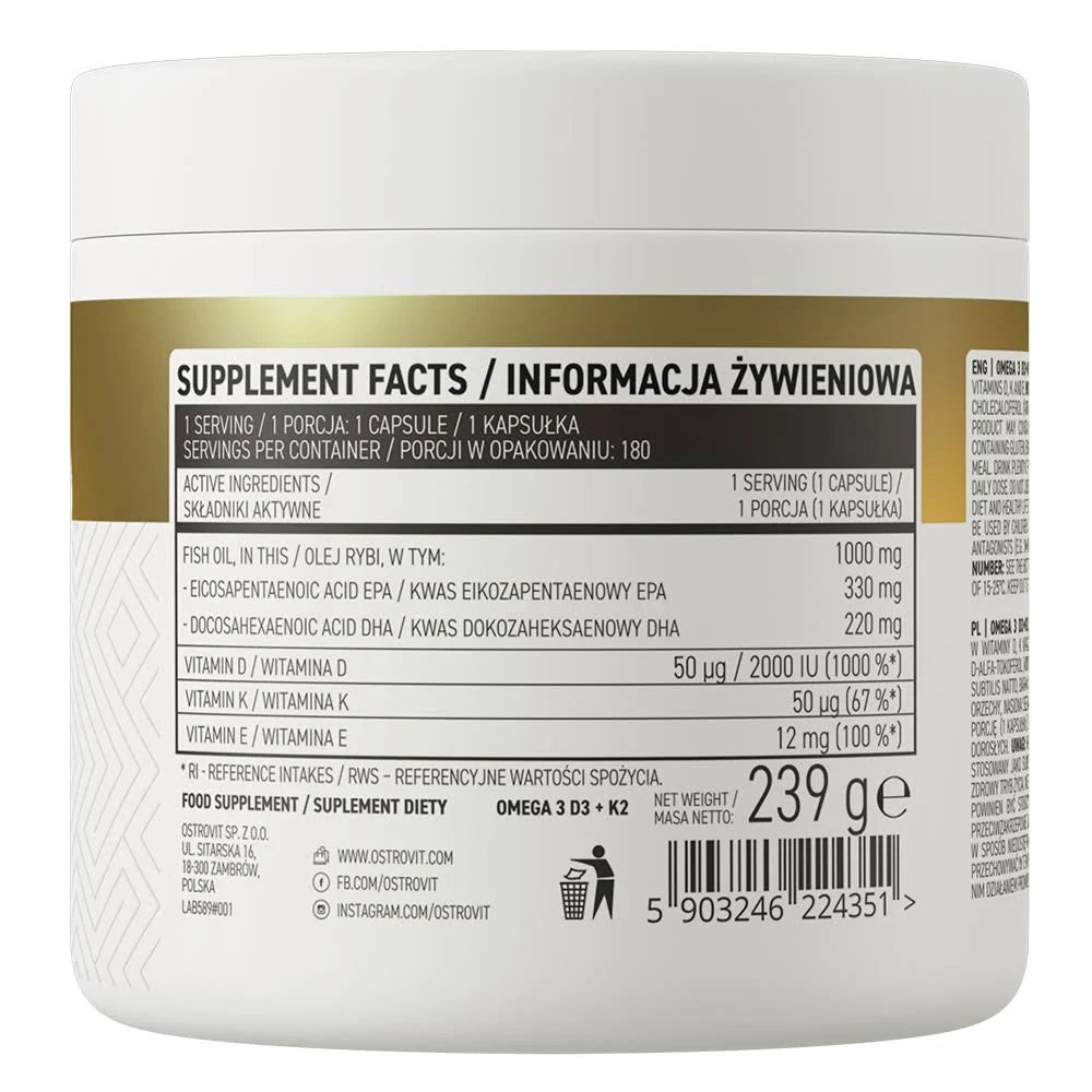 Omega 3 D3 + K2
