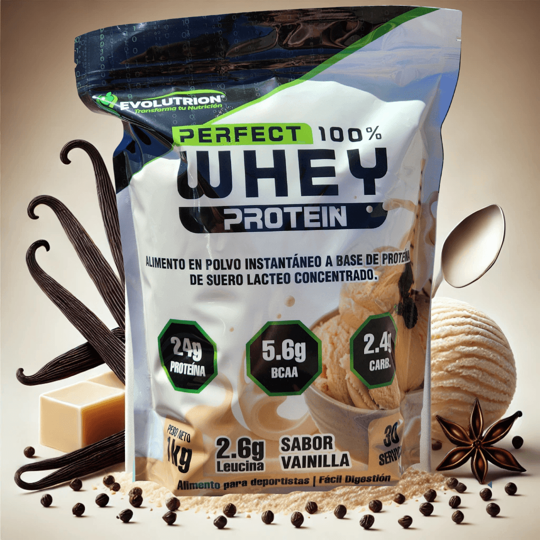 Pack: 2 Proteínas Perfect 100% Whey de 1 kg en 5 sabores