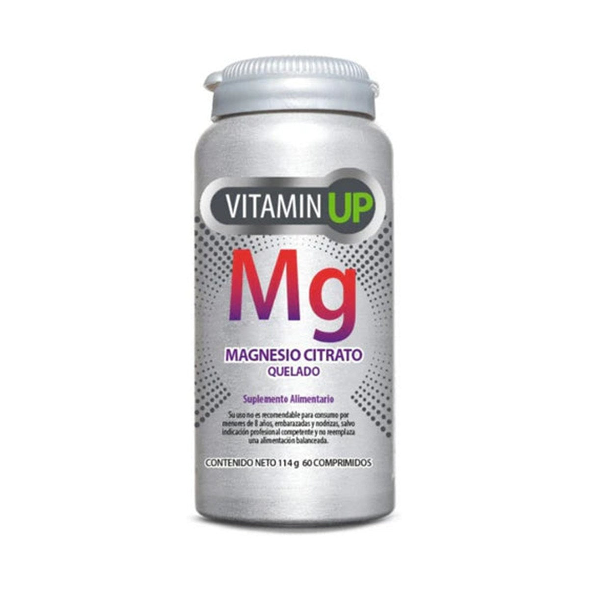 Vitamin UP Magnesio Citrato Quelado, 60 comp. - Evolutrion Chile