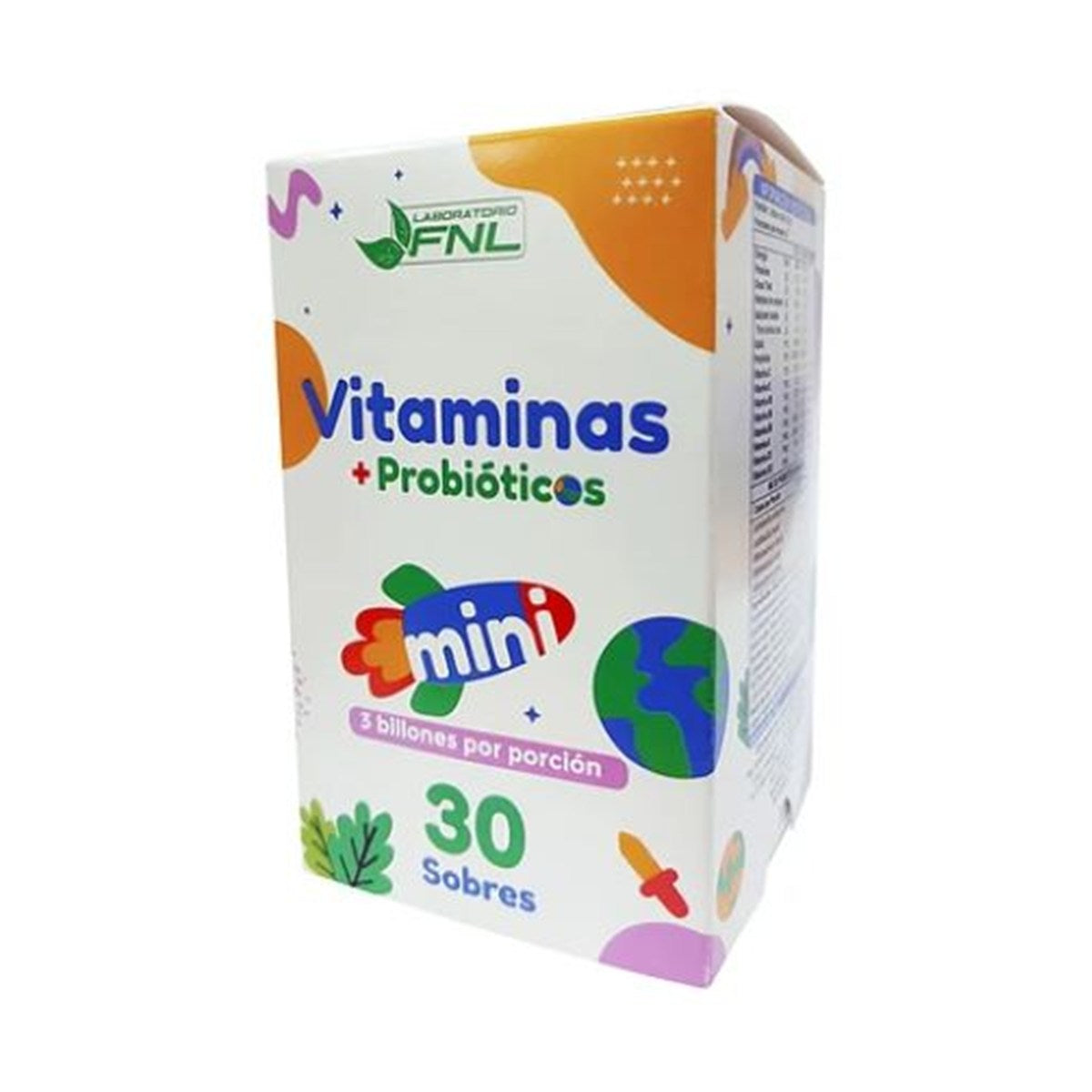 Vitaminas + Probioticos Mini 30 Sobres - Evolutrion Chile