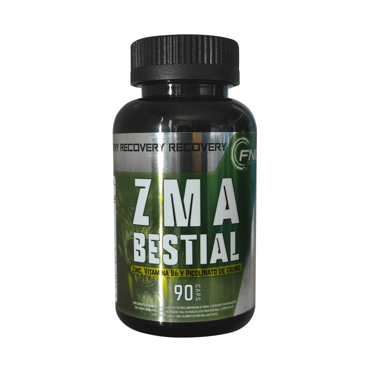 ZMA Bestial FNL 90 Cápsulas — Zinc + Magnesio + B6 para Testosterona, Recuperación y Sueño - Evolutrion Chile
